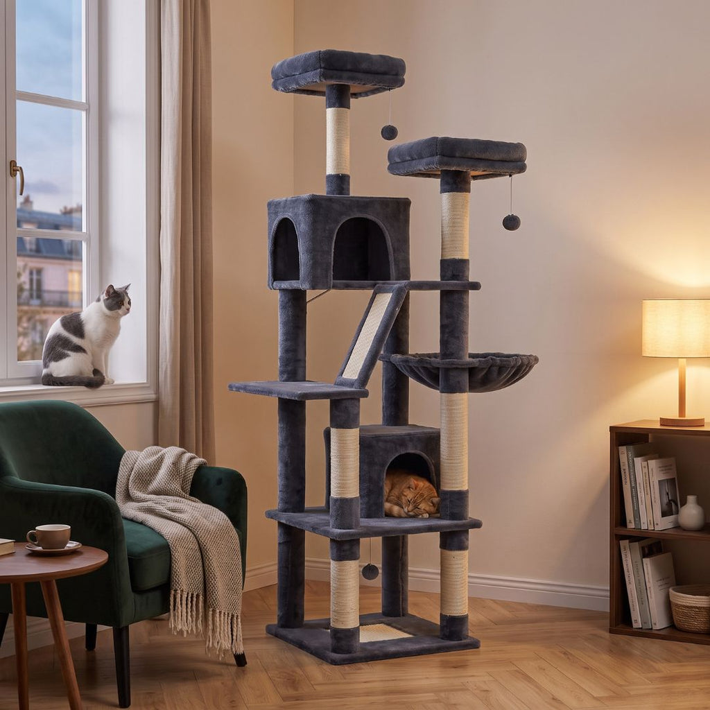 Arbre à chat XXL - Stable & spacieux | Nordika
