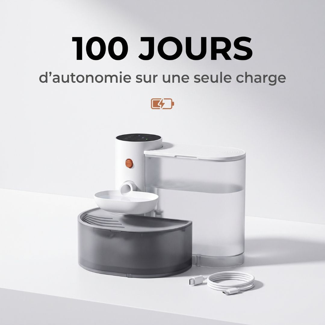 Fontaine à Eau Intelligente 3L — Sans Fil & Rechargeable | Aqua