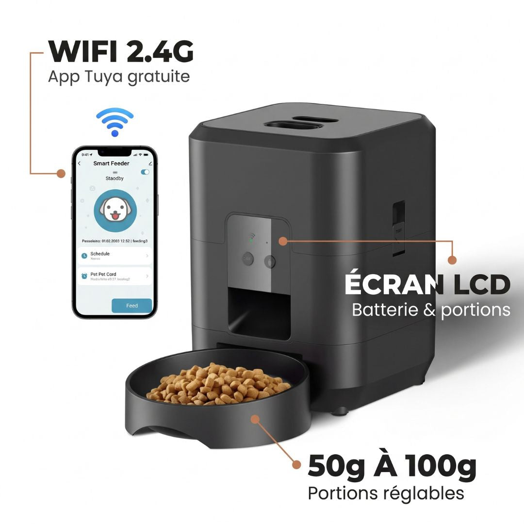 Distributeur Automatique Connecté WiFi — Contrôle par App | Tempo