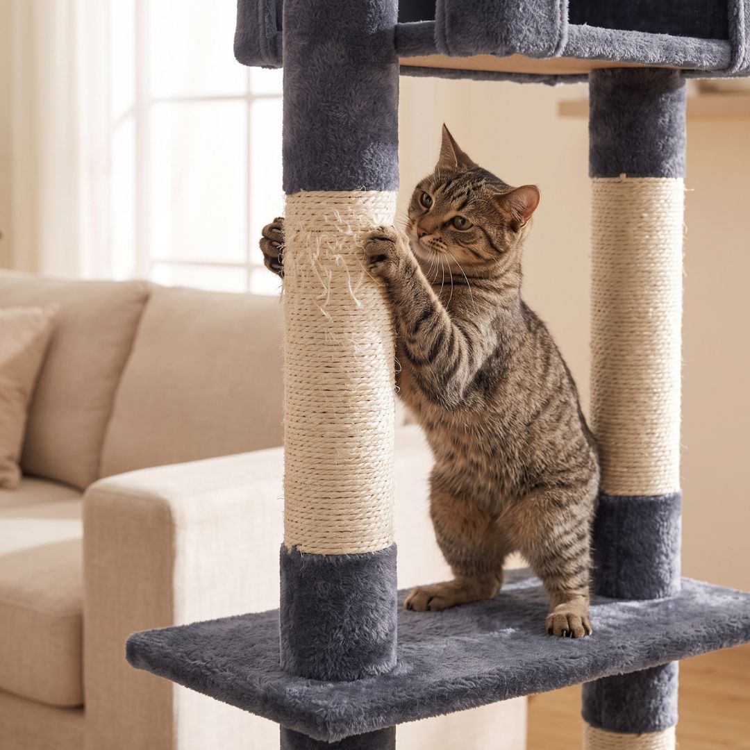 Arbre à chat XXL - Stable & spacieux | Nordika