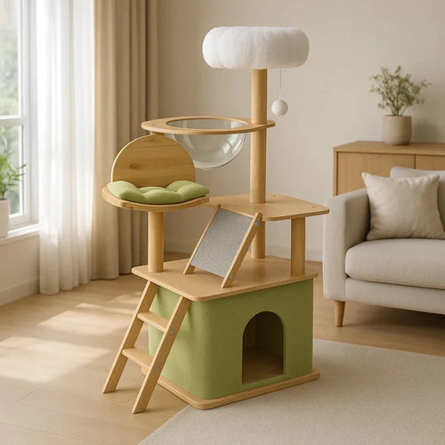 Arbre à chat 140 cm - Stable & design | Linéa