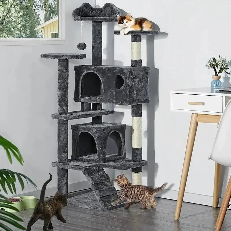 Arbre à chat avec échelle - Accès facile | Catitude
