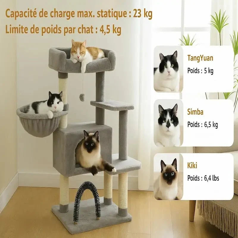 Arbre à chat avec jouet - Stimule & amuse | Furrya