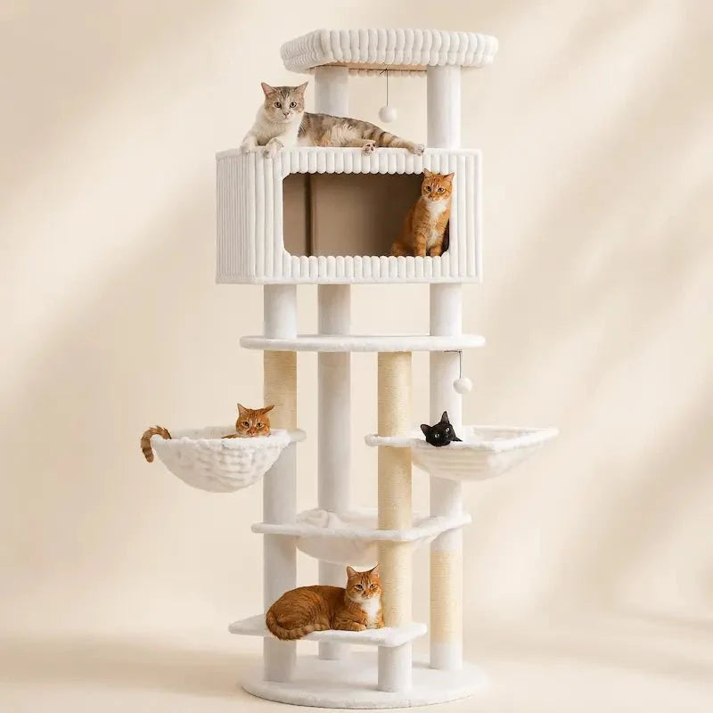 Arbre à chat condo spacieux - Confort XXL | Feliora