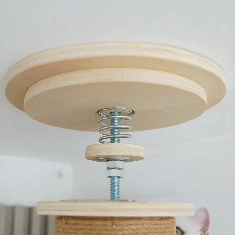Arbre à chat plafond réglable - Stable sans perçage | Mewparnasse