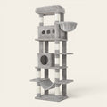 Arbre à Chat Géant 170cm — 2 Condos, 2 Hamacs, 8 Niveaux | Titan